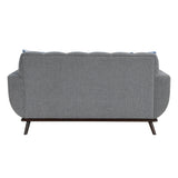Everton Gray Loveseat - Ornate Home