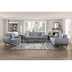 Everton Gray Loveseat - Ornate Home