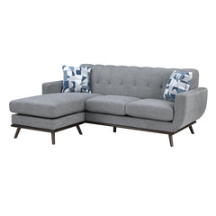 Everton Gray Reversible Sofa Chaise - Ornate Home