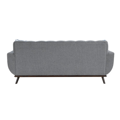Everton Gray Sofa & Loveseat - Ornate Home