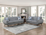 Everton Gray Sofa - Ornate Home