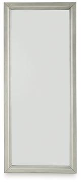 Evesen Champagne Floor Standing Mirror/Storage - Ornate Home