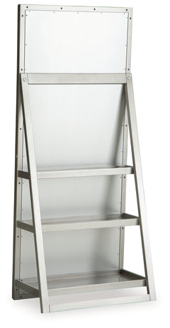 Evesen Champagne Floor Standing Mirror/Storage - Ornate Home