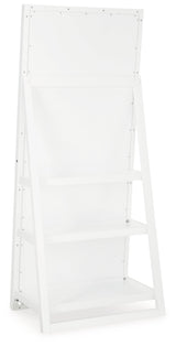 Evesen White Floor Mirror w/ Storage - Ornate Home