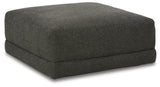 Evey Granite Oversized Accent Ottoman - Ornate Home
