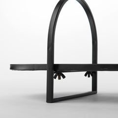 Evianna Black Mirrored Tray