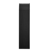 Evie Black Arched Narrow Bookcase Display Cabinet - Ornate Home