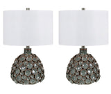 Evie Grey Table Lamp (Set of 2) - Ornate Home