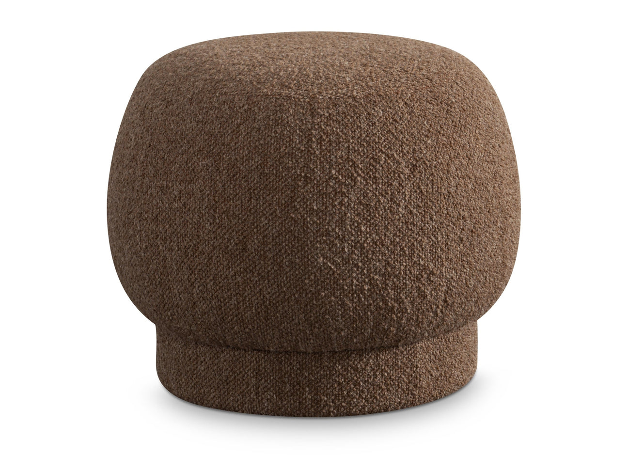 Evie Rust Fabric Ottoman - Ornate Home