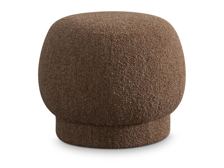 Evie Rust Fabric Ottoman - Ornate Home