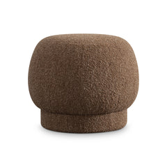 Evie Rust Fabric Ottoman - Ornate Home