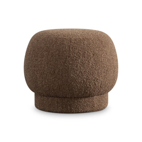 Evie Rust Fabric Ottoman - Ornate Home