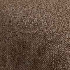 Evie Rust Fabric Ottoman - Ornate Home