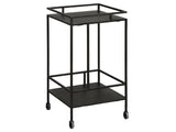 Evita Black Bar Cart - Ornate Home