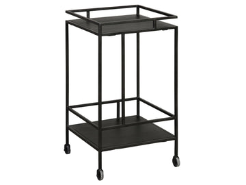 Evita Black Bar Cart - Ornate Home