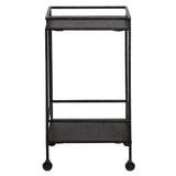 Evita Black Bar Cart - Ornate Home