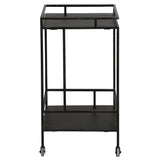 Evita Black Bar Cart - Ornate Home