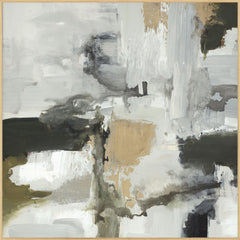 Evolve Gray Painting Art 48x48 by Buddy Whitlock - Ornate Home