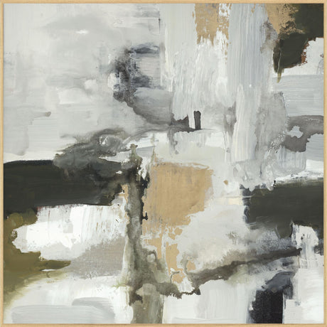 Evolve Gray Painting Art 48x48 by Buddy Whitlock - Ornate Home