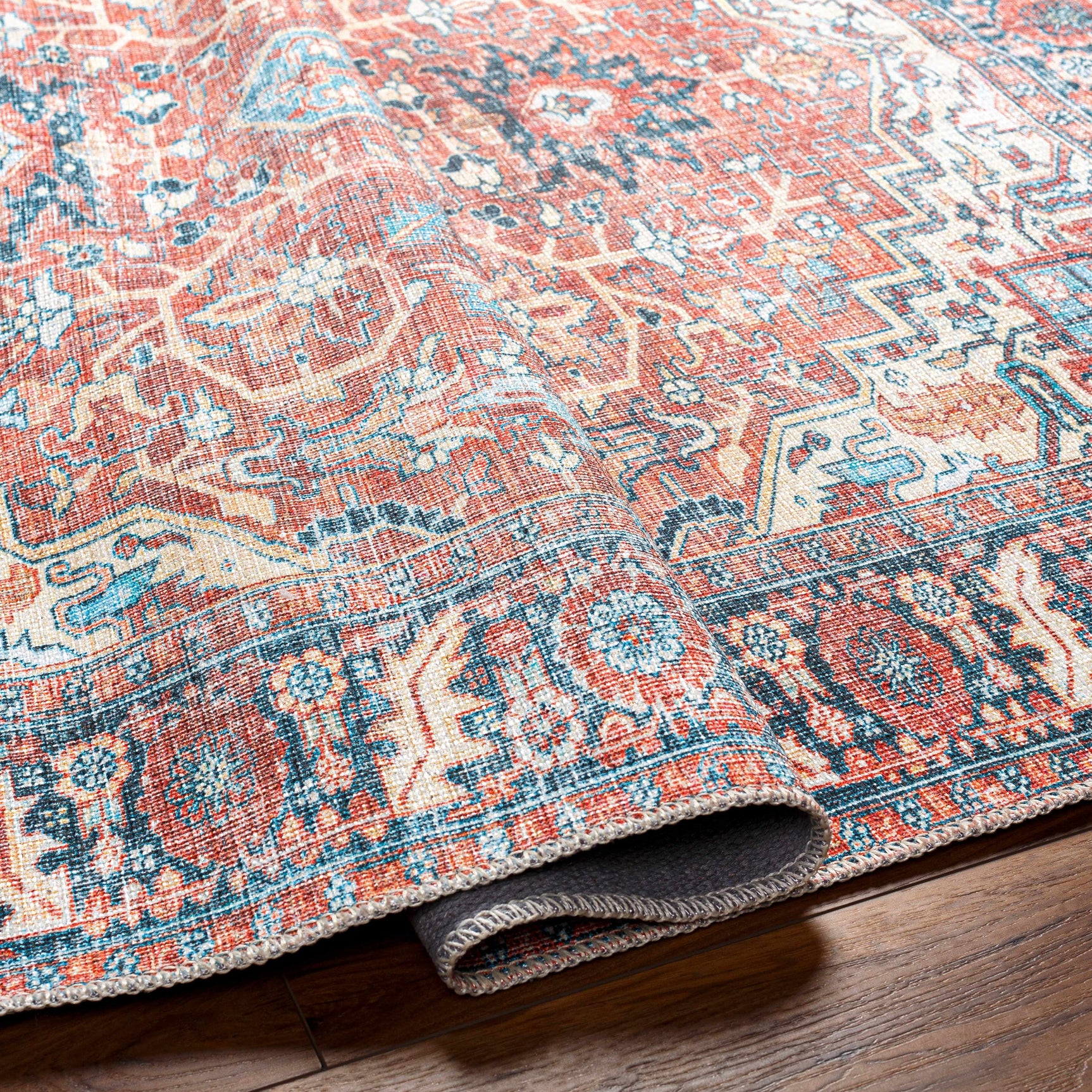 Evony Washable Area Rug - Clearance - Ornate Home