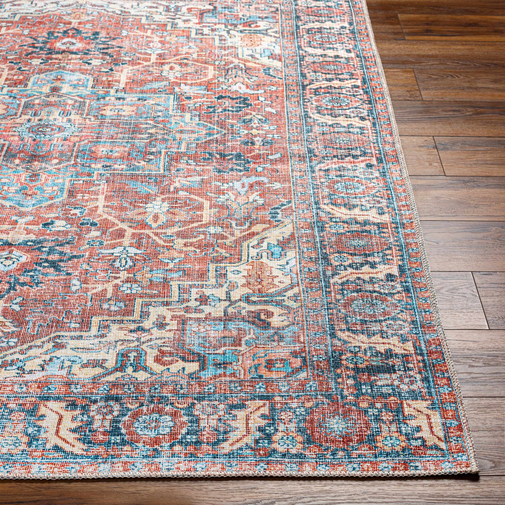 Evony Washable Area Rug - Clearance - Ornate Home