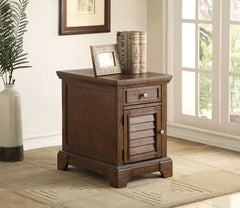 Evrard Dark Oak Accent Table - Ornate Home