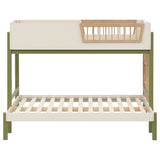Evren Off White / Natural / Olive T/F Bunk Bed - Ornate Home