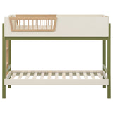 Evren Off White / Natural / Olive T/T Bunk Bed - Ornate Home