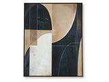 Ewanford Black/Brown/Tan Wall Art (Online Special Price) - Ornate Home