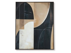 Ewanford Black/Brown/Tan Wall Art - Ornate Home