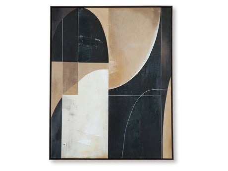 Ewanford Black/Brown/Tan Wall Art - Ornate Home