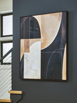 Ewanford Black/Brown/Tan Wall Art - Ornate Home