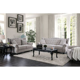 Ewloe Light Gray Loveseat - Ornate Home