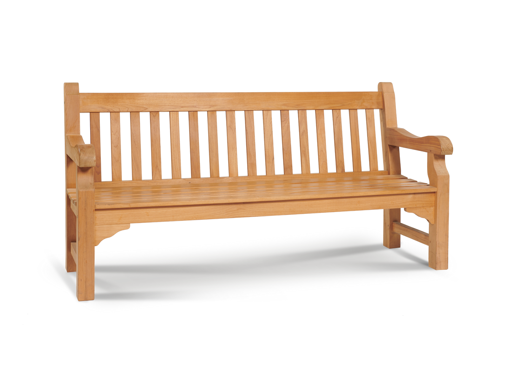 Exbury 3-Person Teak Outdoor Bench - Ornate Home