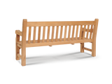 Exbury 3-Person Teak Outdoor Bench - Ornate Home