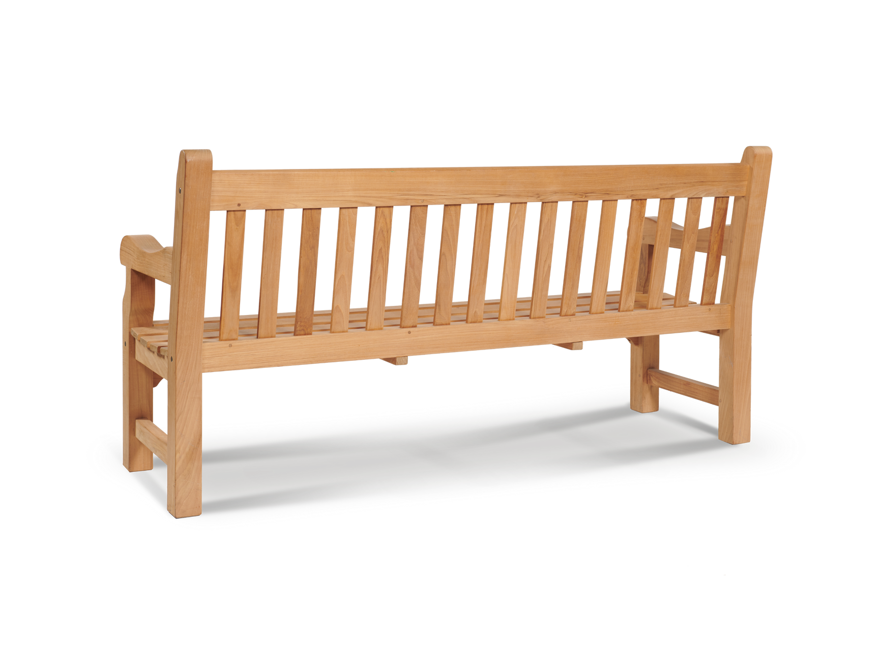Exbury 3-Person Teak Outdoor Bench - Ornate Home