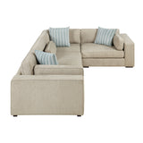 Exeter Beige 4-Piece Sectional - Ornate Home