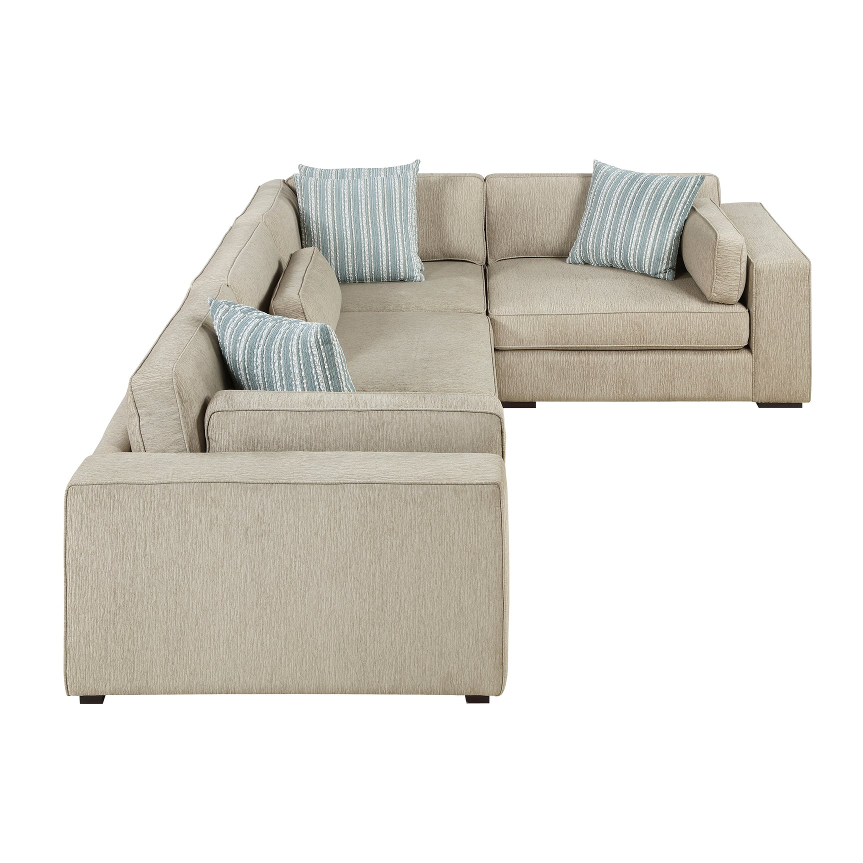 Exeter Beige 4-Piece Sectional - Ornate Home