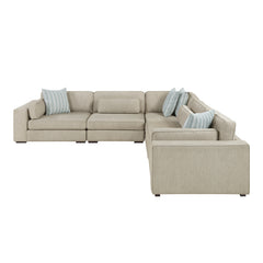 Exeter Beige 5-Piece Sectional - Ornate Home