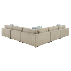 Exeter Beige 5-Piece Sectional - Ornate Home