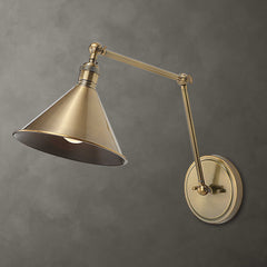 Exeter Brass 1 Light Adjustable Sconce - Ornate Home