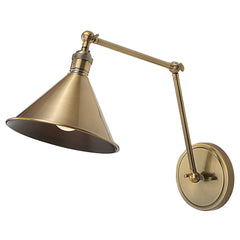 Exeter Brass 1 Light Adjustable Sconce - Ornate Home