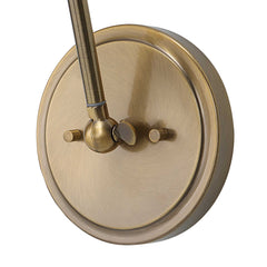Exeter Brass 1 Light Adjustable Sconce - Ornate Home