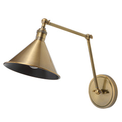Exeter Brass 1 Light Adjustable Sconce - Ornate Home