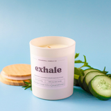 Exhale 5.3oz Soy Candle - Ornate Home