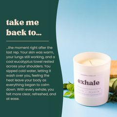 Exhale 5.3oz Soy Candle - Ornate Home