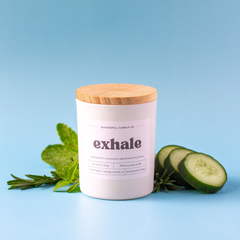 Exhale 5.3oz Soy Candle - Ornate Home