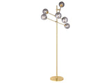 Exline Gold Floor Lamp - Ornate Home