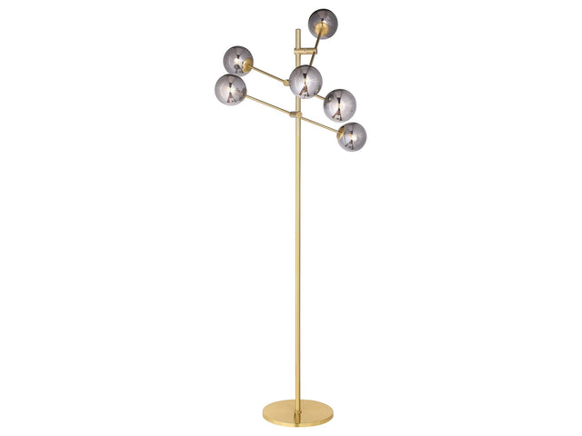 Exline Gold Floor Lamp - Ornate Home