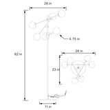 Exline Gold Floor Lamp - Ornate Home